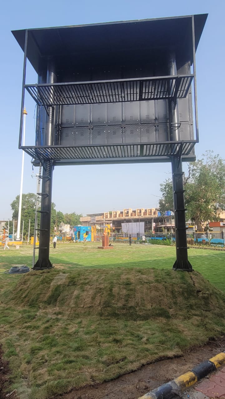 LED display installation